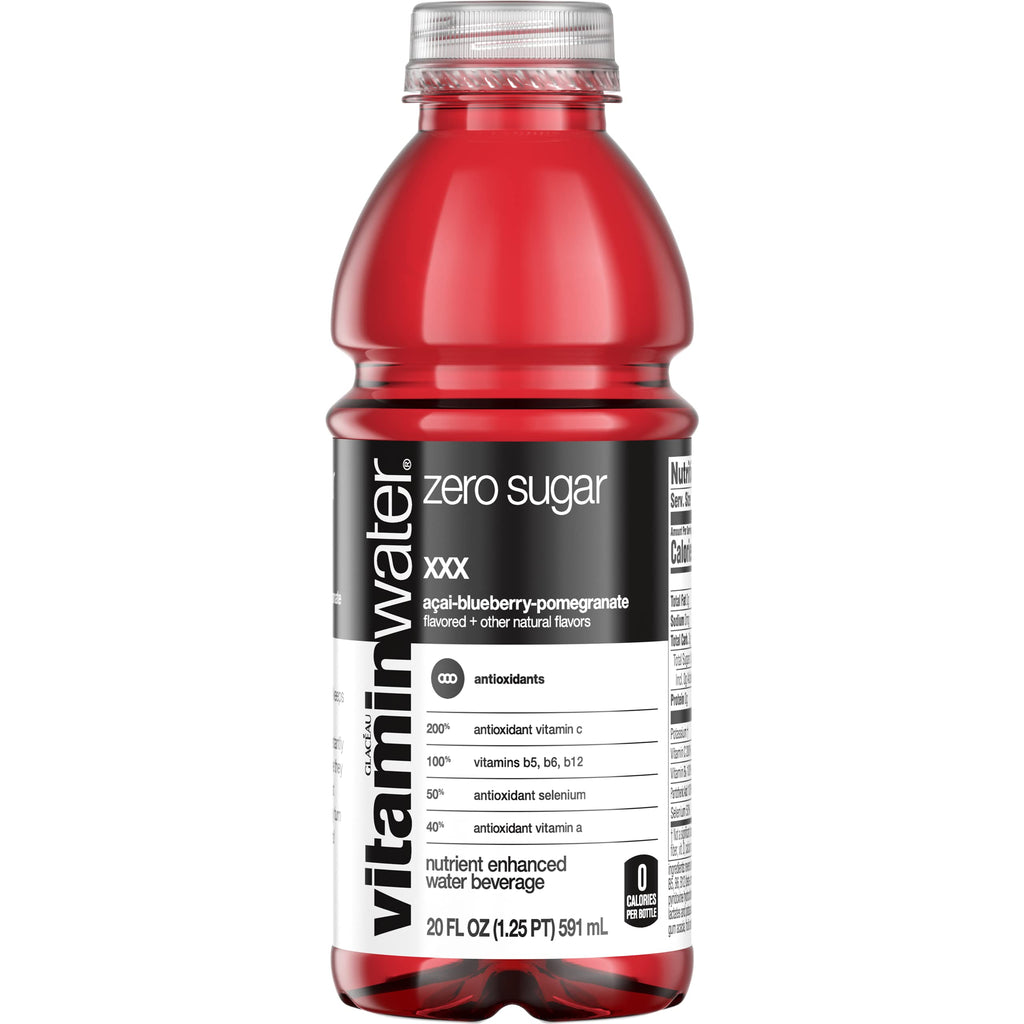 Vitamin Water ZERO Sugar Variety Pack 20 fl Oz Bottles Pack of 12 Z98929