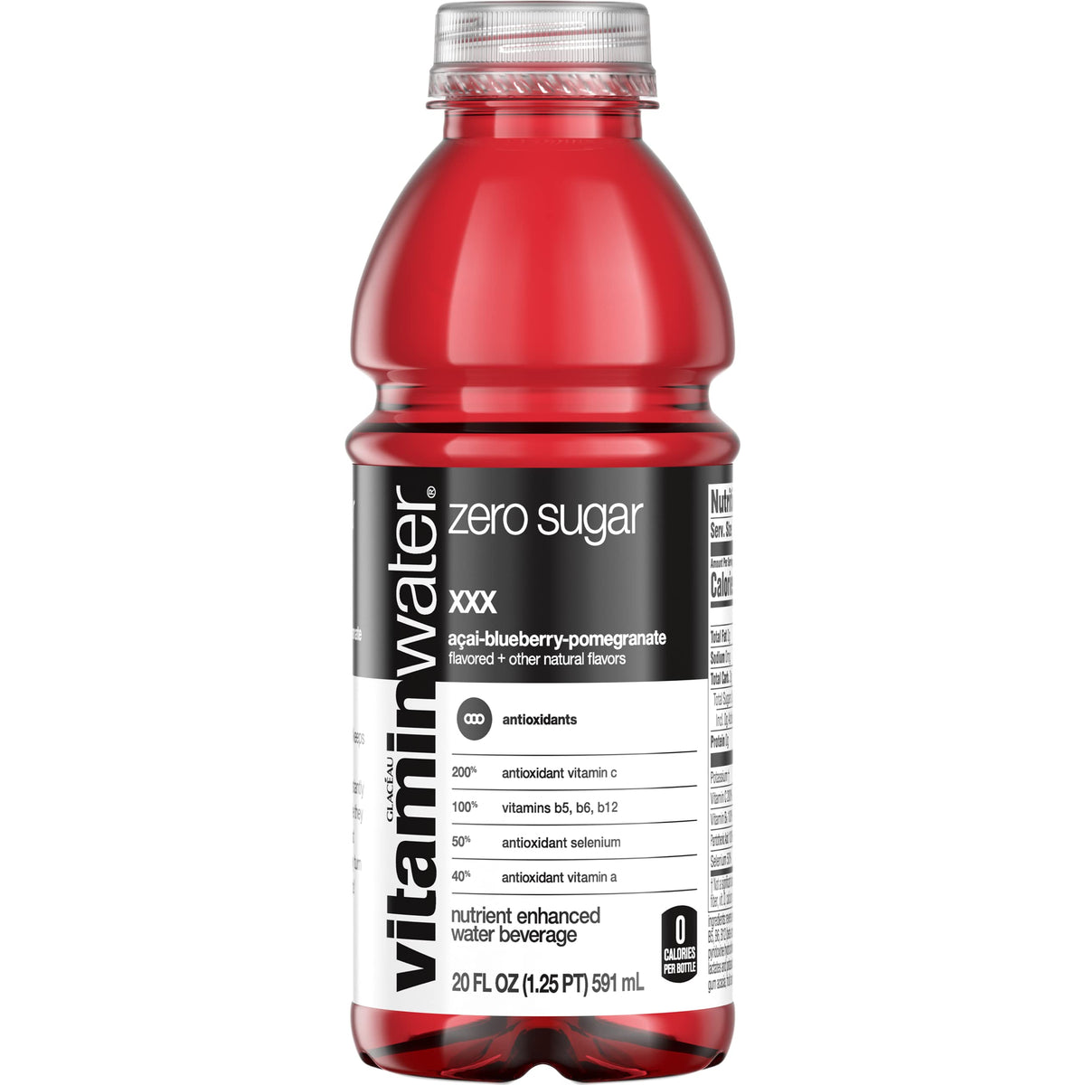 Vitamin Water ZERO Sugar Variety Pack 20 fl Oz Bottles Pack of 12 Z98929