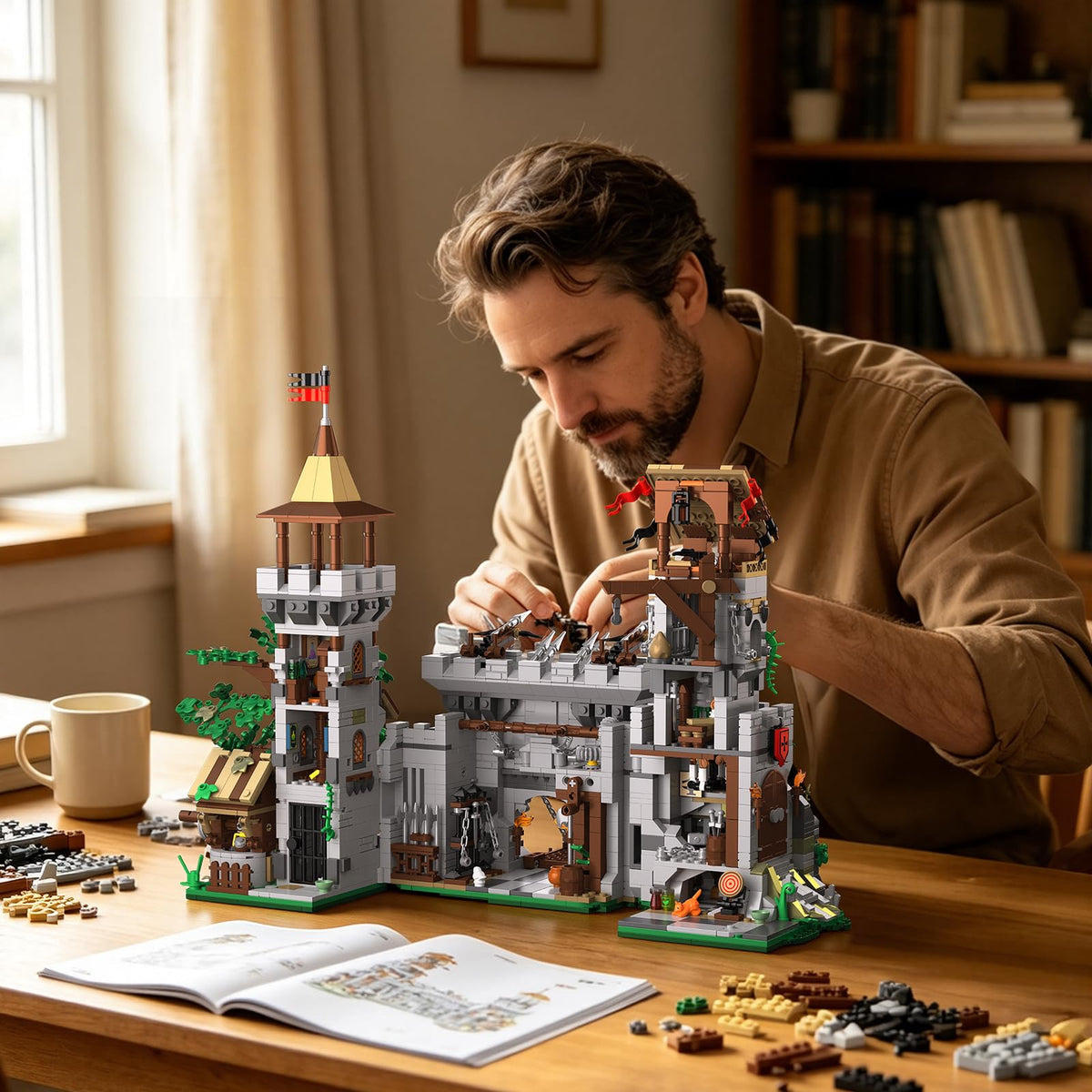 Building Set, 2 in 1 Architecture Model Kit U9634