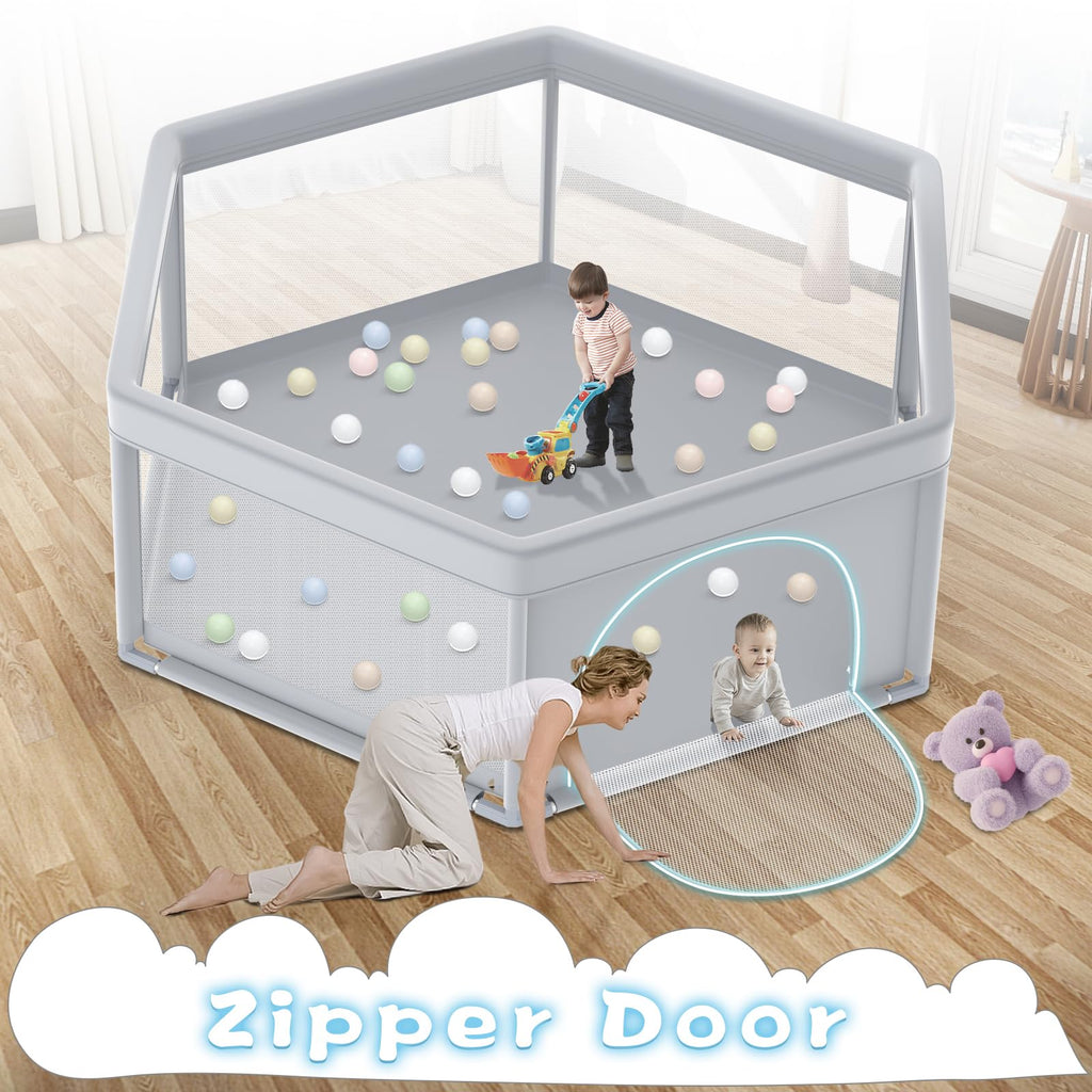 65x65 Inch Hexagonal Baby Playpen M200