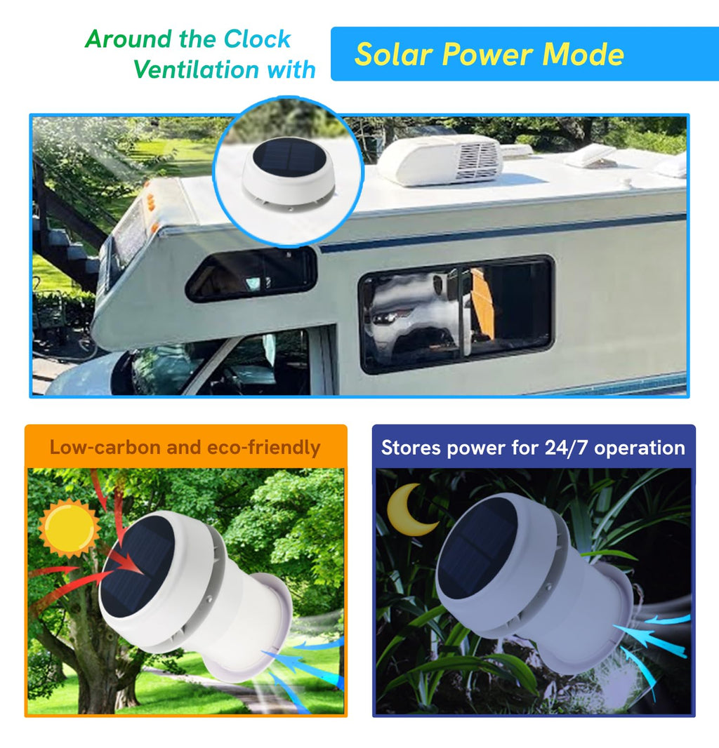 Solar Roof Vent Fan V11376