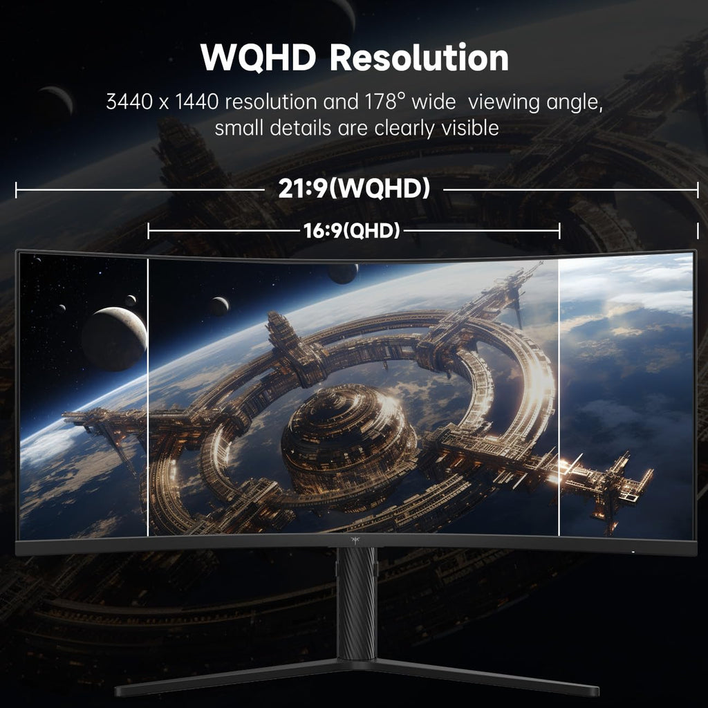 34 Inch Curved Gaming Monitor 180Hz Y296