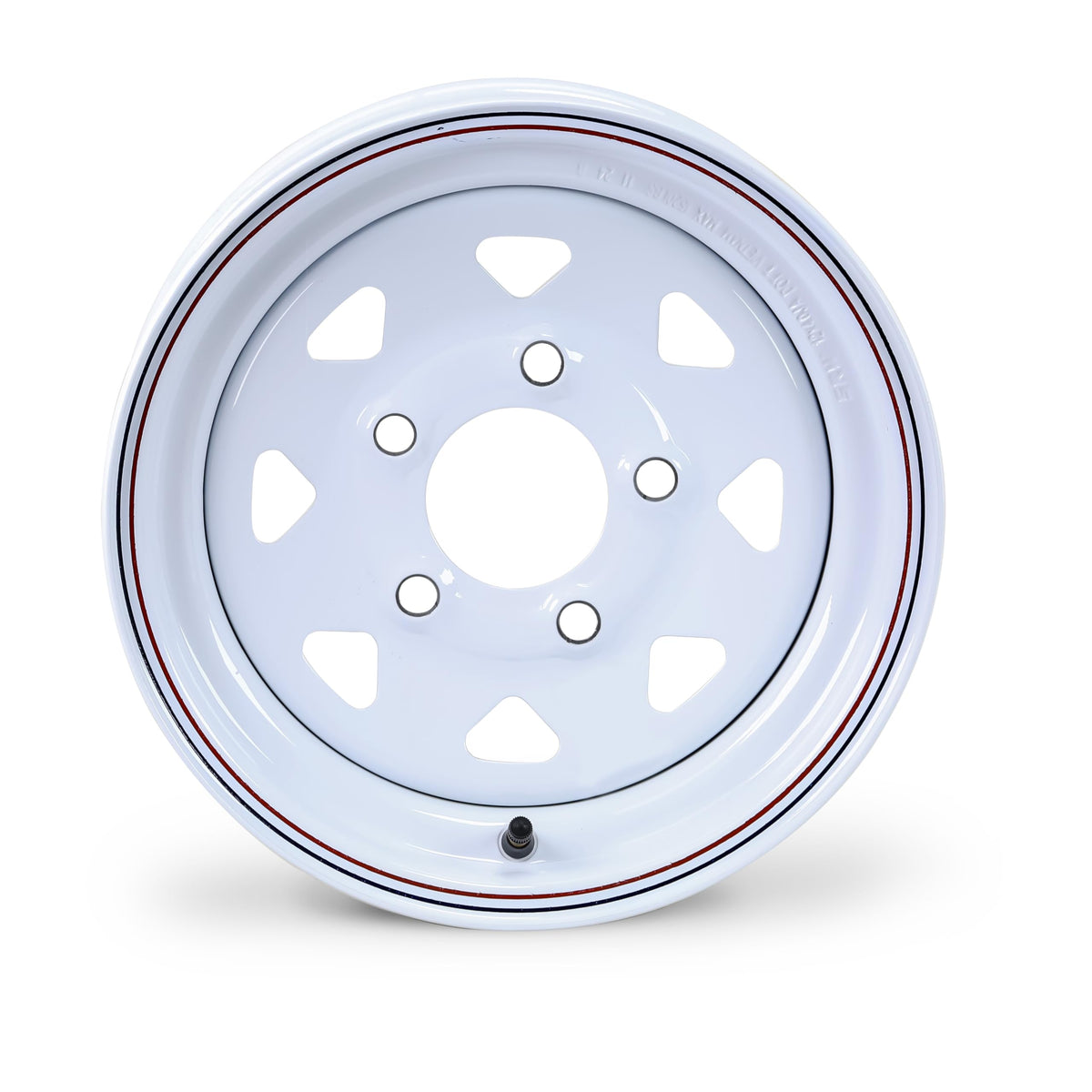 5.30-12 Trailer Tire Wheel 6-Ply White Spoke Rim A289637