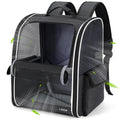 Dog Carrier Backpack for Small Medium Dogs Cats up to 18 lbs, Breathable Pet Backpack Carrier with 3 Entrances N634