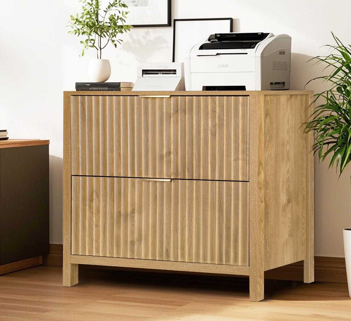 File Cabinet with 2 Drawers and Hanging Bar K27606