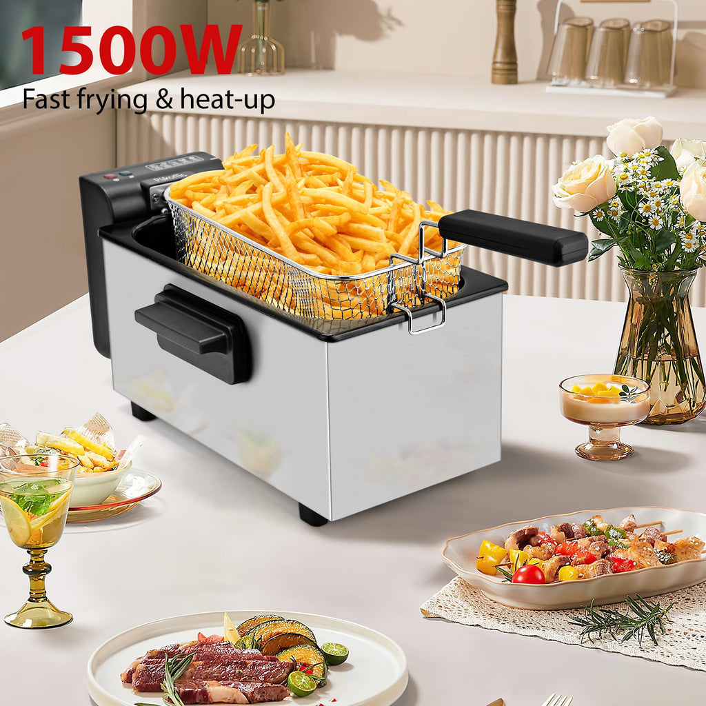 3L 1500W Deep Fryer with Adjustable Temperature P4803