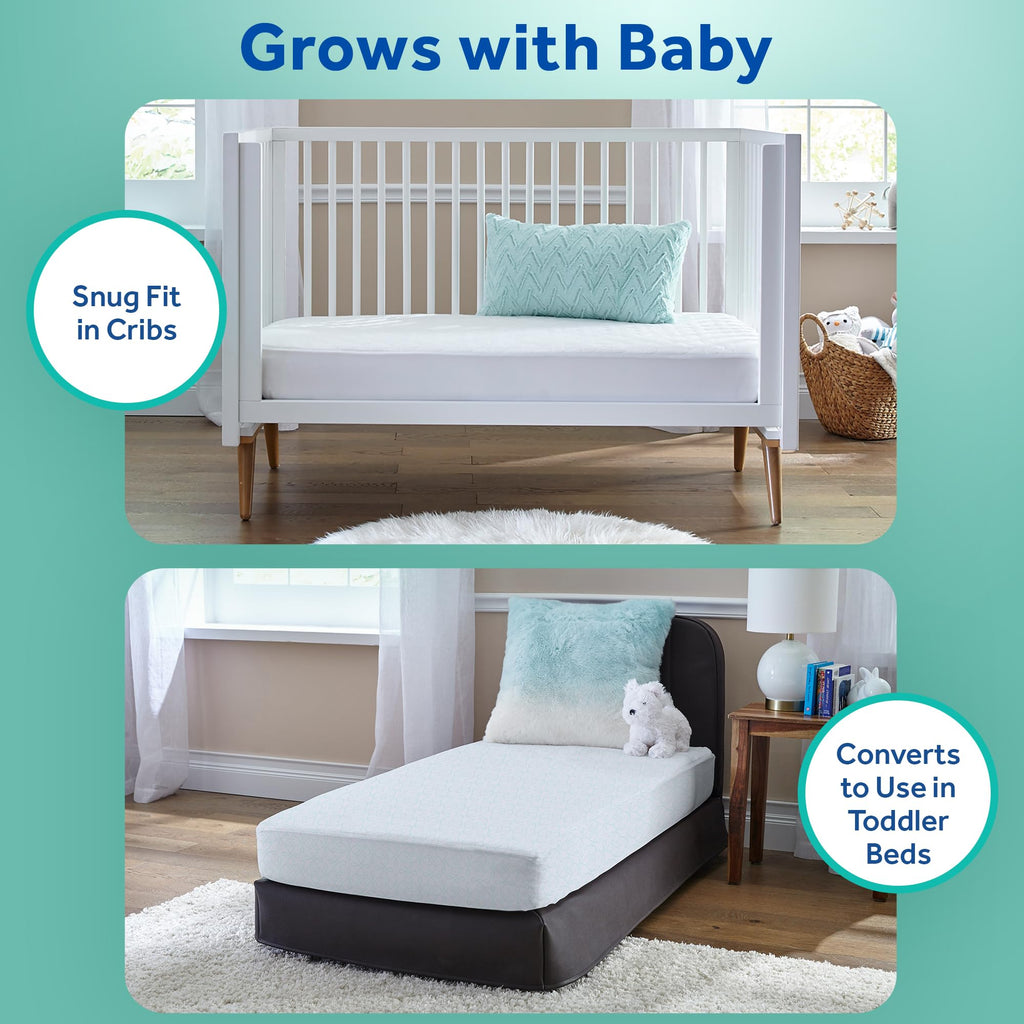 Breathable 2 Stage Hybrid Memory Foam Crib Mattress O2542