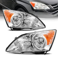 Halogen Headlight Assembly with Chrome Housing Amber Reflector I472
