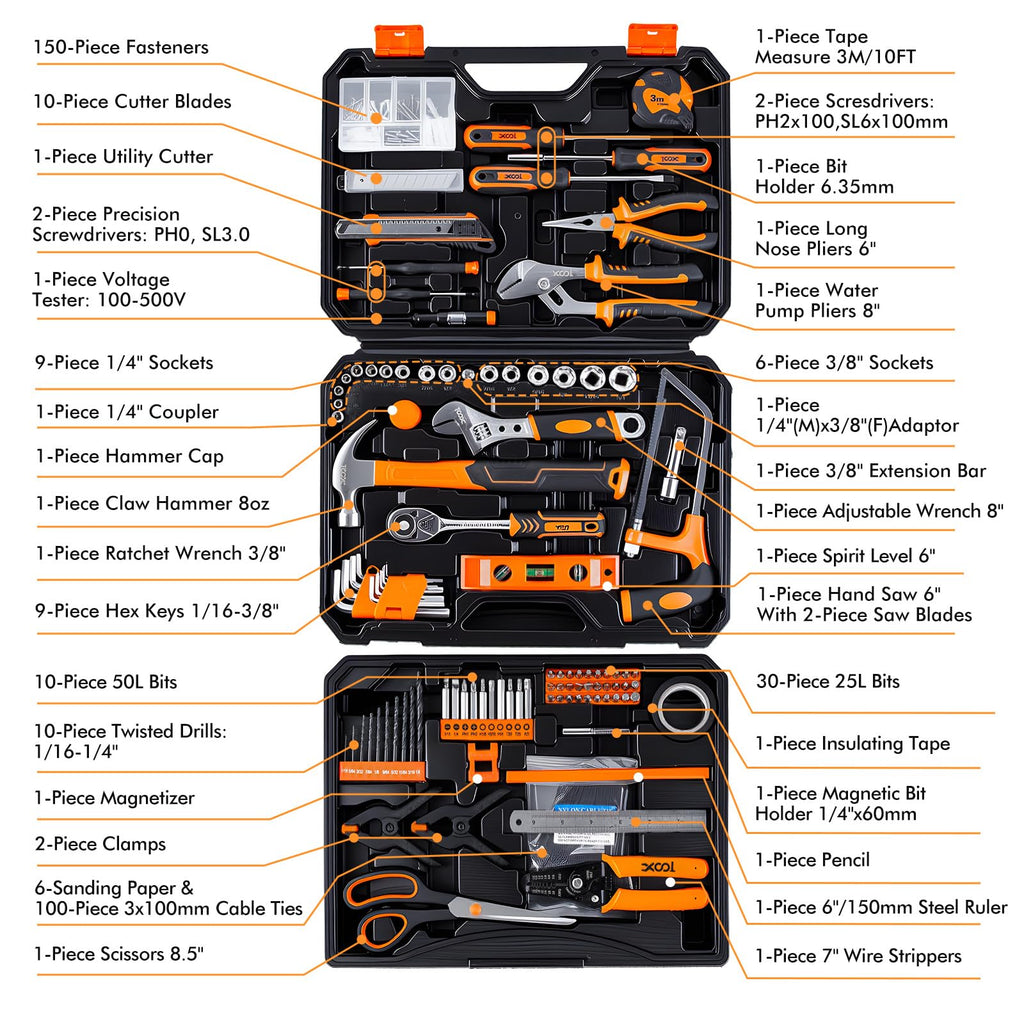 368 Piece Home Repair Tool Kit with Drawer Toolbox Z864971