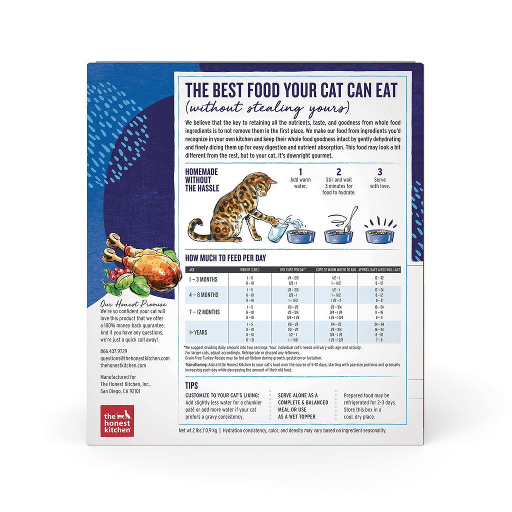Dehydrated Grain Free Turkey Cat Food I326