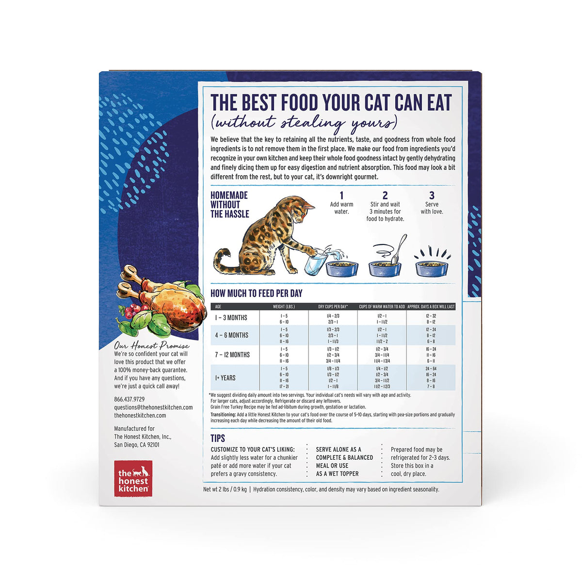 Dehydrated Grain Free Turkey Cat Food I326