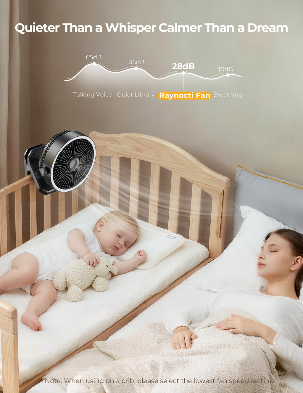 10000mAh Rechargeable 8 Inch Clip on Fan Black F44054