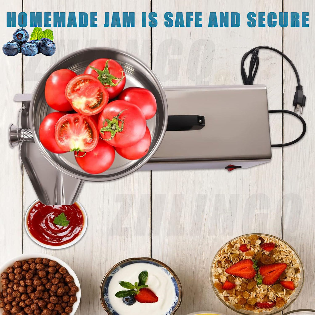 450W Electric Tomato Strainer and Press Stainless Steel C54592