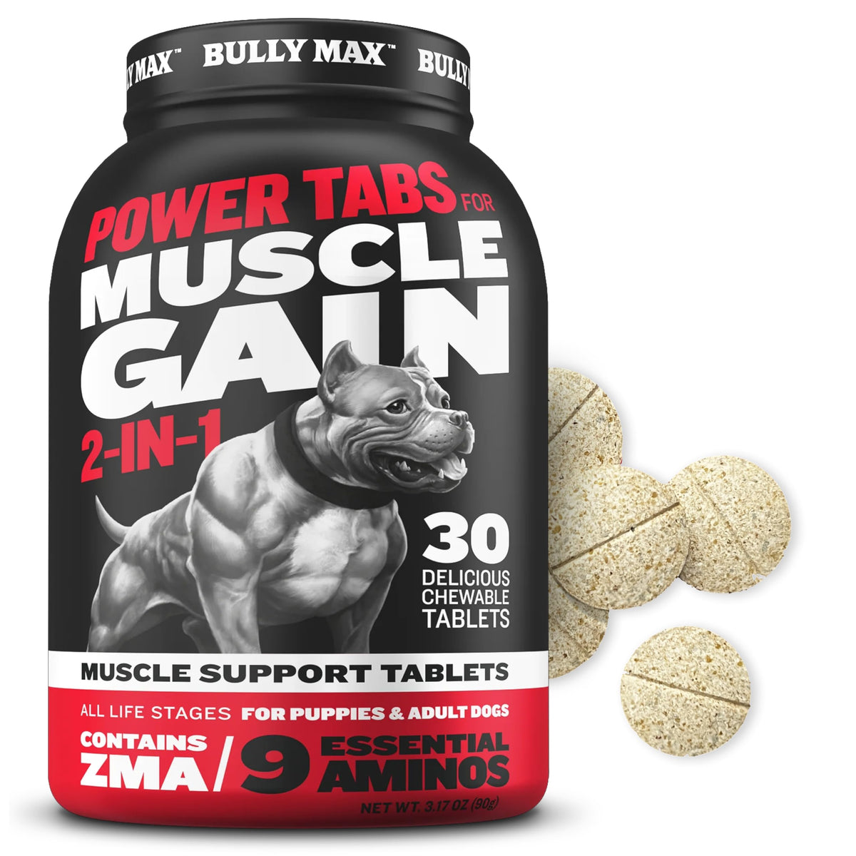 Liquid Weight Gainer 16oz and Muscle Builder Tablets 30ct T596418