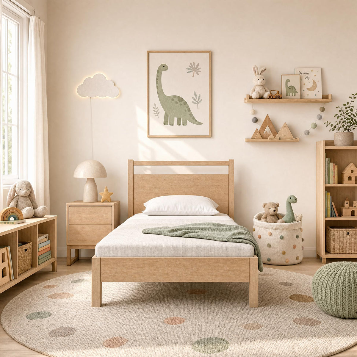 5 Inch Green Tea Gel Memory Foam Twin Mattress G634