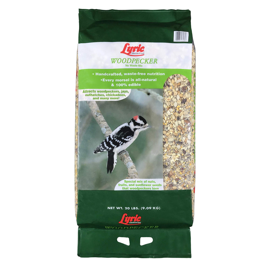 Woodpecker Wild Bird Seed with Nuts & Dried Fruit 20 lb Bag U870161