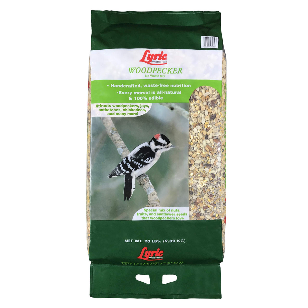 Woodpecker Wild Bird Seed with Nuts & Dried Fruit 20 lb Bag U870161