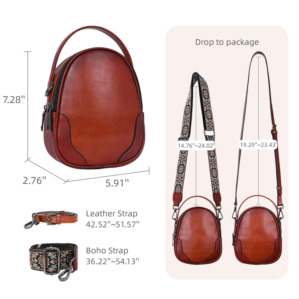 Small Leather Crossbody Bag B21216