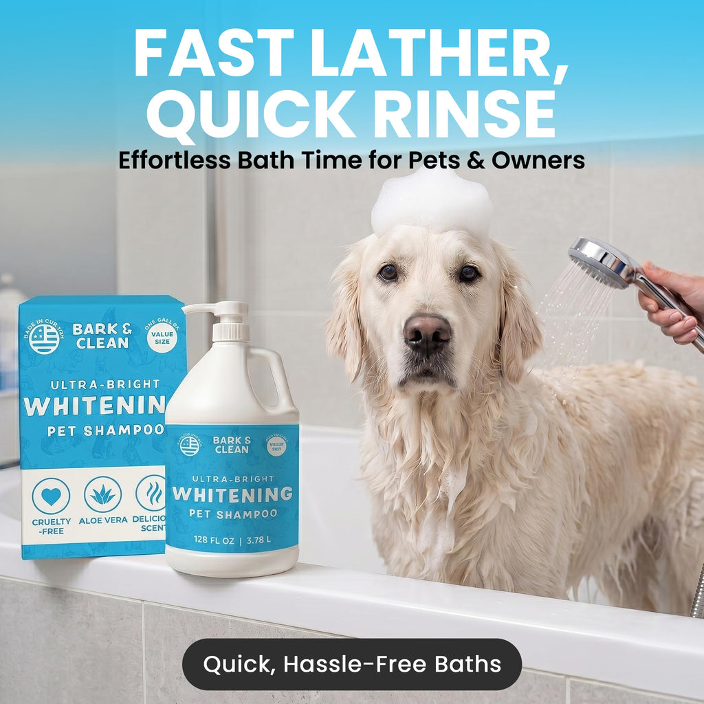 Whitening Dog Shampoo with Pump, 1 Gallon Aloe Coconut Q2389