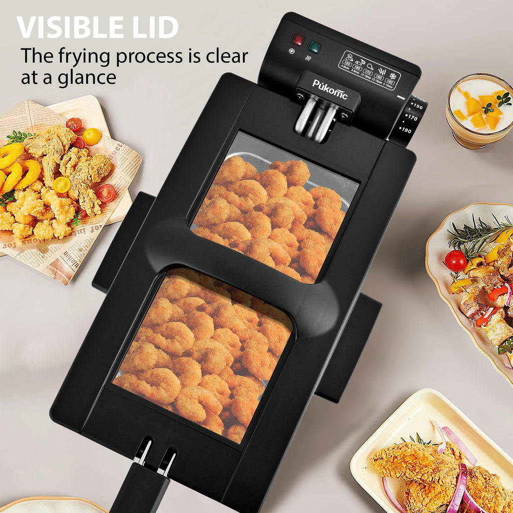 3L 1500W Deep Fryer with Adjustable Temperature P4803