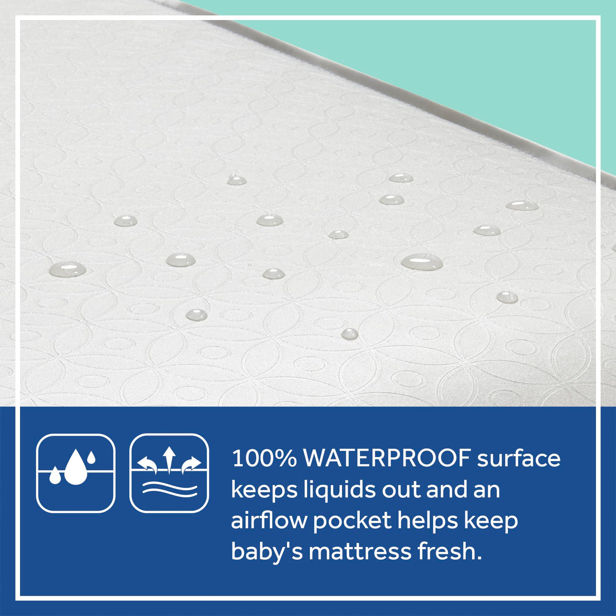 Breathable 2 Stage Hybrid Memory Foam Crib Mattress O2542