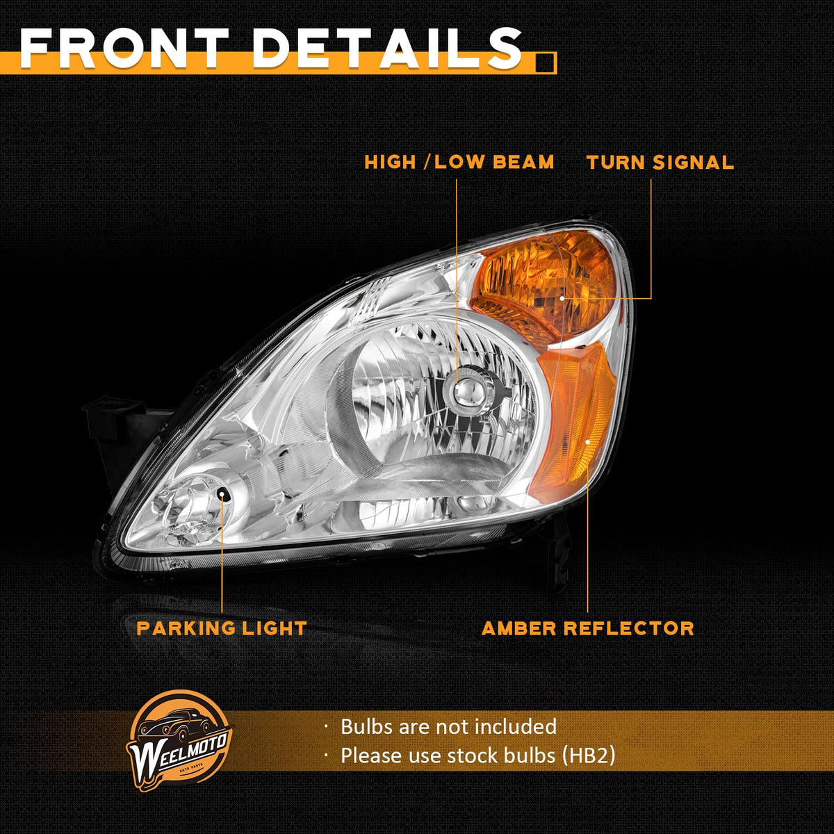 Halogen Headlights Assembly L303503