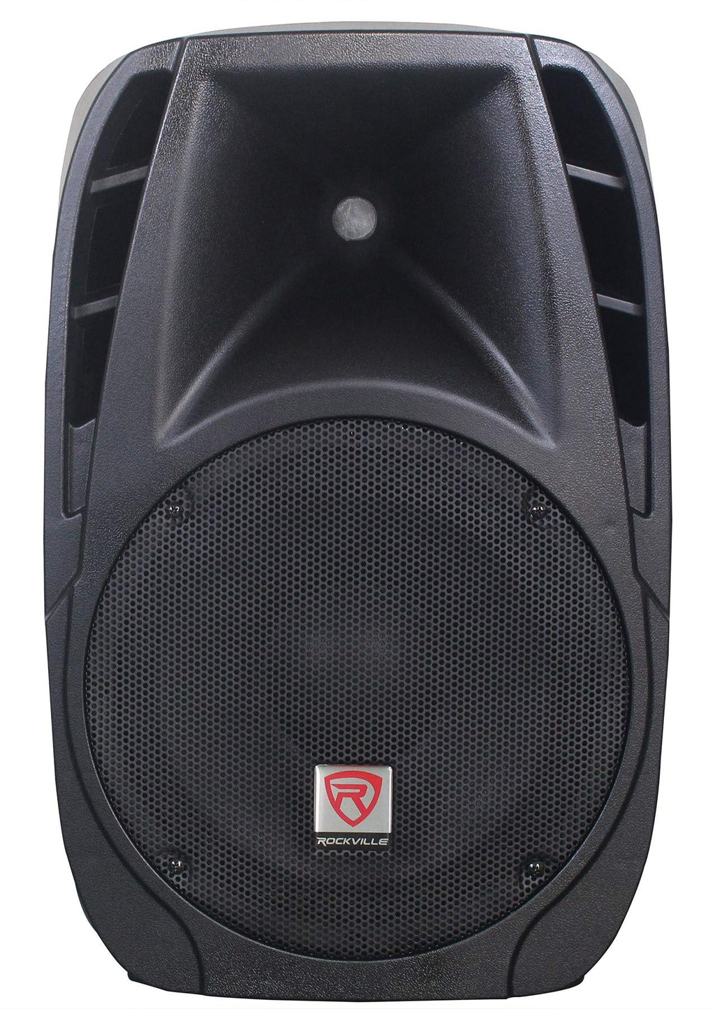 12 Inch Powered PA Speaker System with Mixer and Microphones U5213