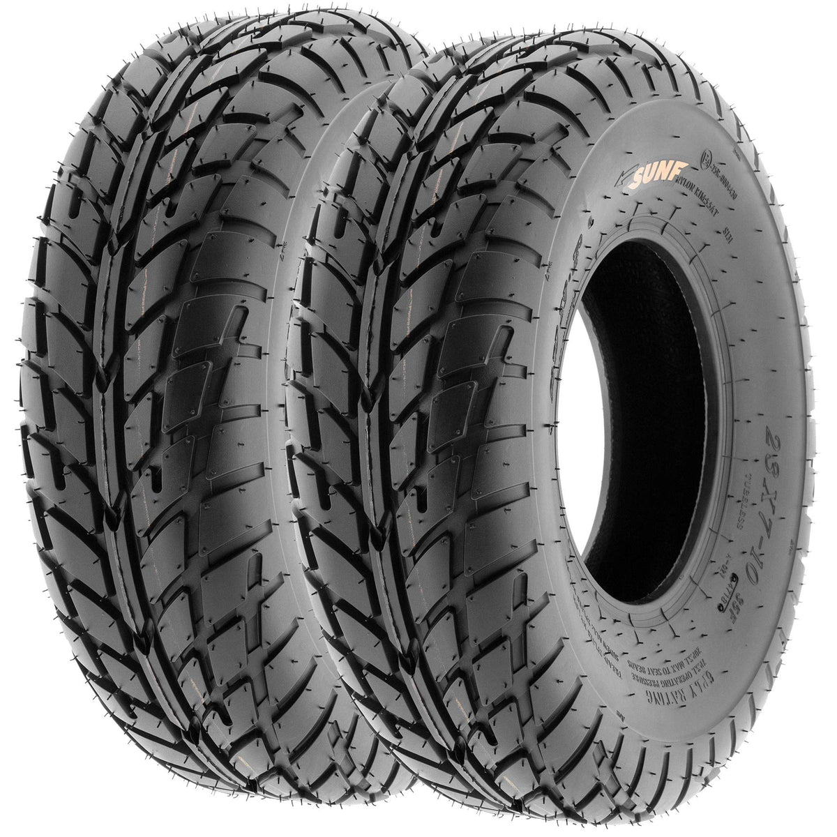 Pair of 2 ATV UTV Tires 19x7-8 Tubeless M5642