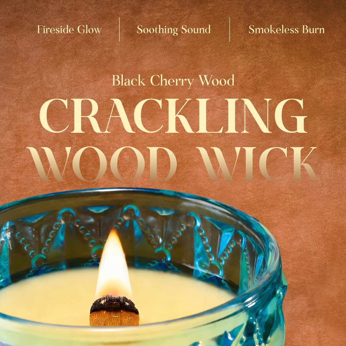16.6oz Wood Wick Soy Wax Scented Candle M6443
