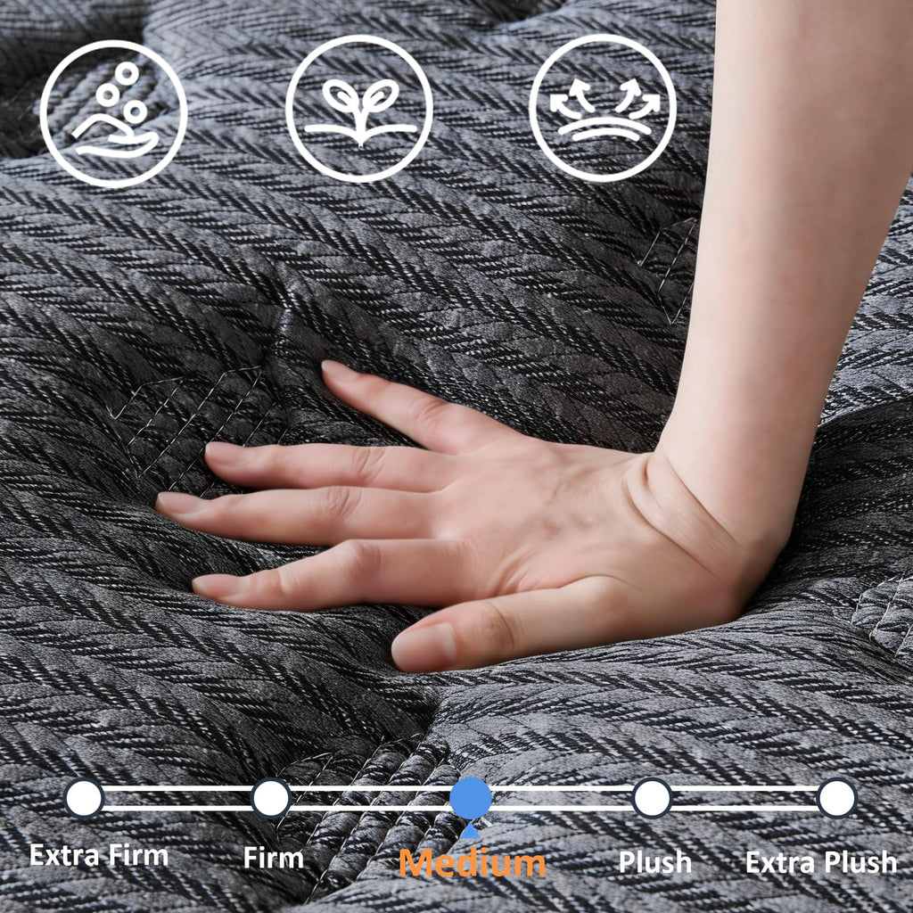 12 Inch Medium Firm Hybrid Full Mattress G870216
