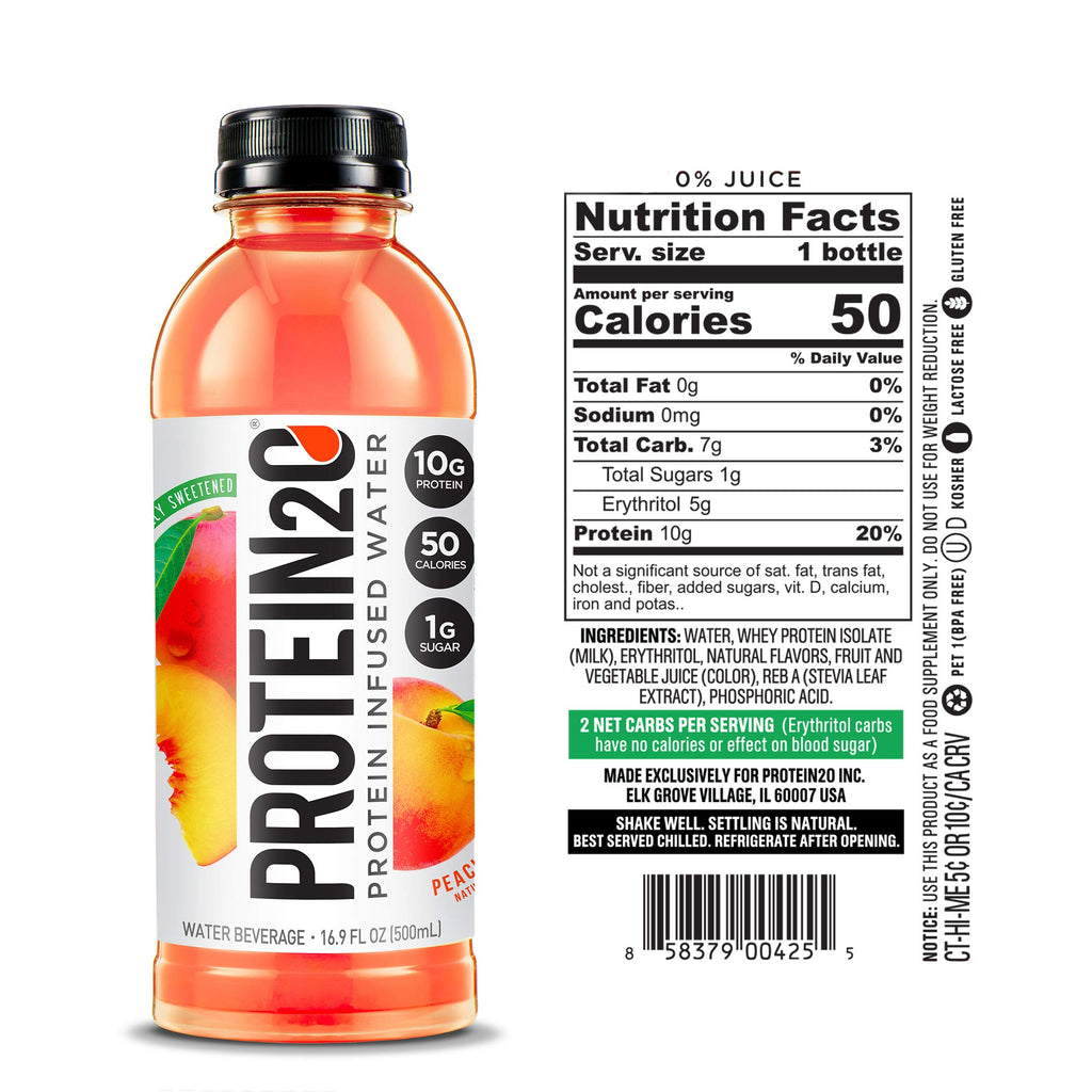 Whey Protein Infused Water Variety Pack 16.9 oz 12 Count R688