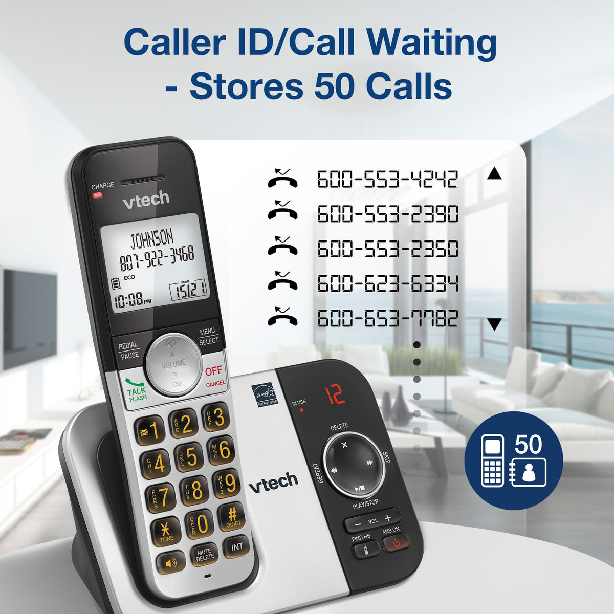 Cordless Home Phone with Answering Machine B154658