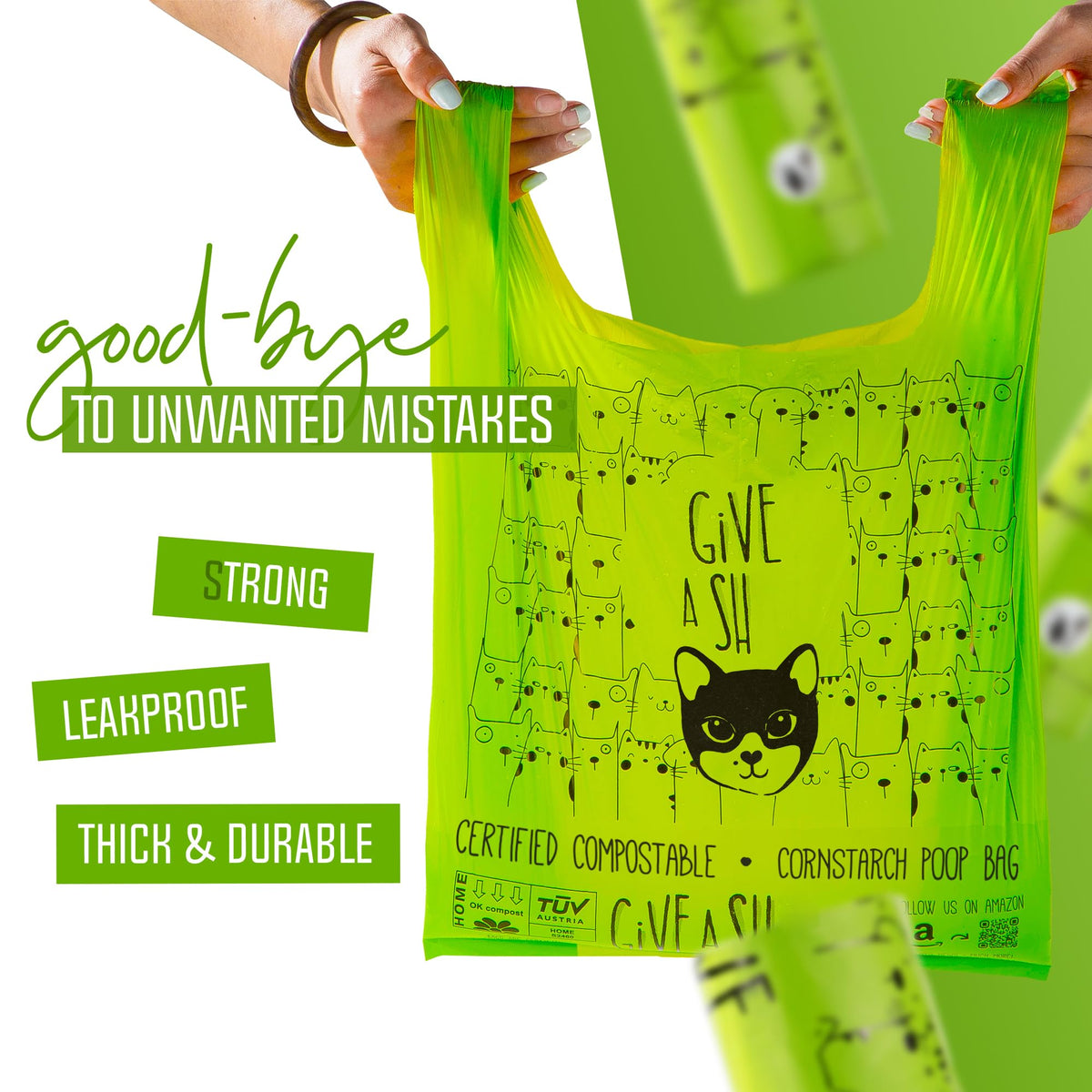 Compostable Cat Litter Bags XL 30 Count S941