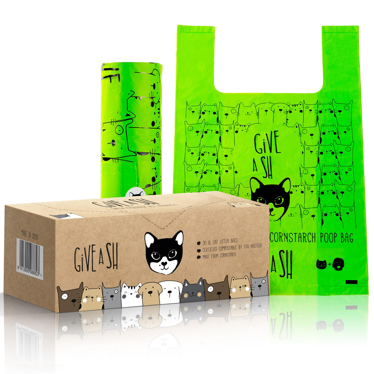 Compostable Cat Litter Bags XL 30 Count S941