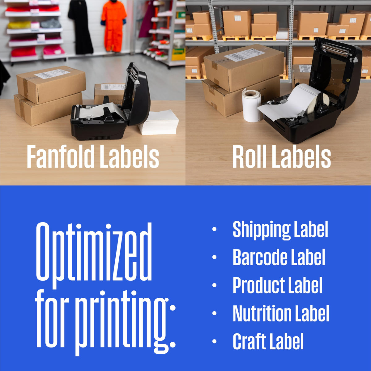 Thermal Shipping Label Printer USB 4x6 Commercial Grade Desktop Label Printer I48074
