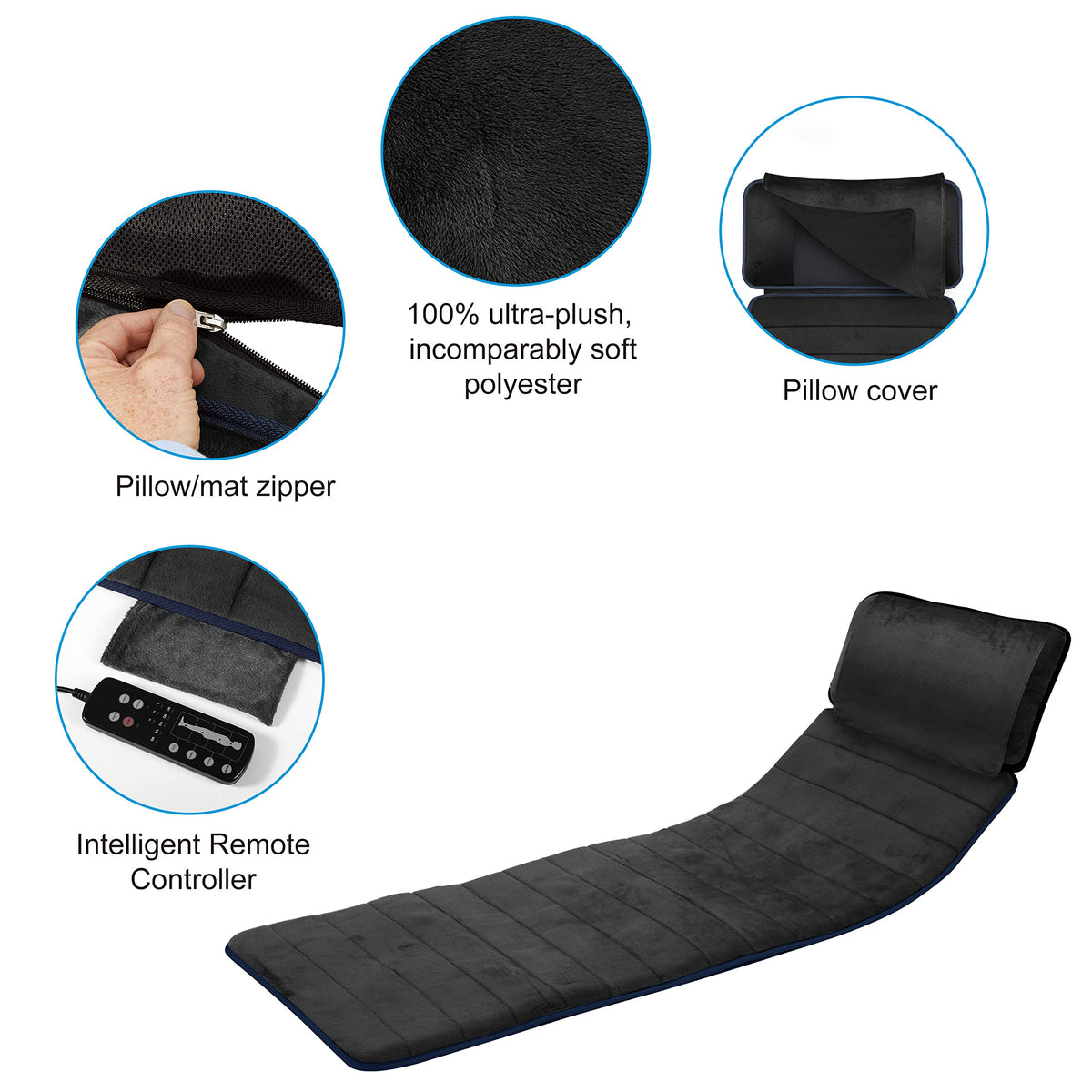 Full Body Massage Mat with Heat E447