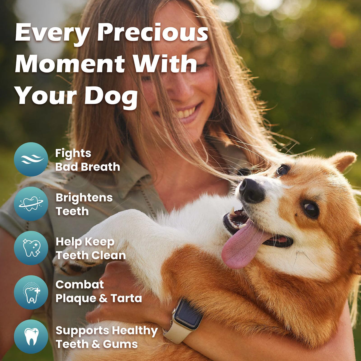 Dog Teeth Cleaning Powder, Dental Powder and Breath Freshener, 200 Grams Y109268