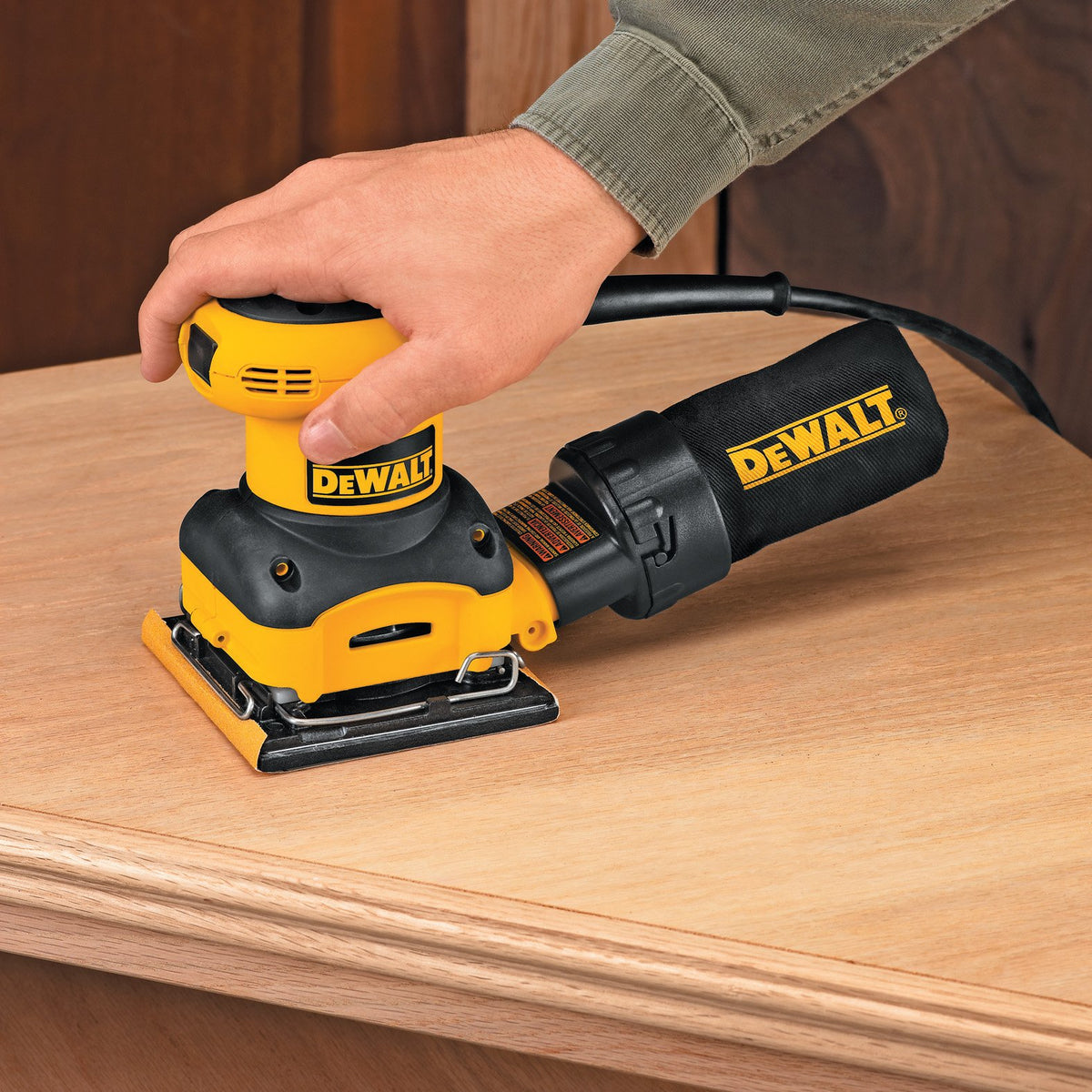 2.4 Amp 1/4 Sheet Palm Grip Sander with Cloth Dust Bag G54520