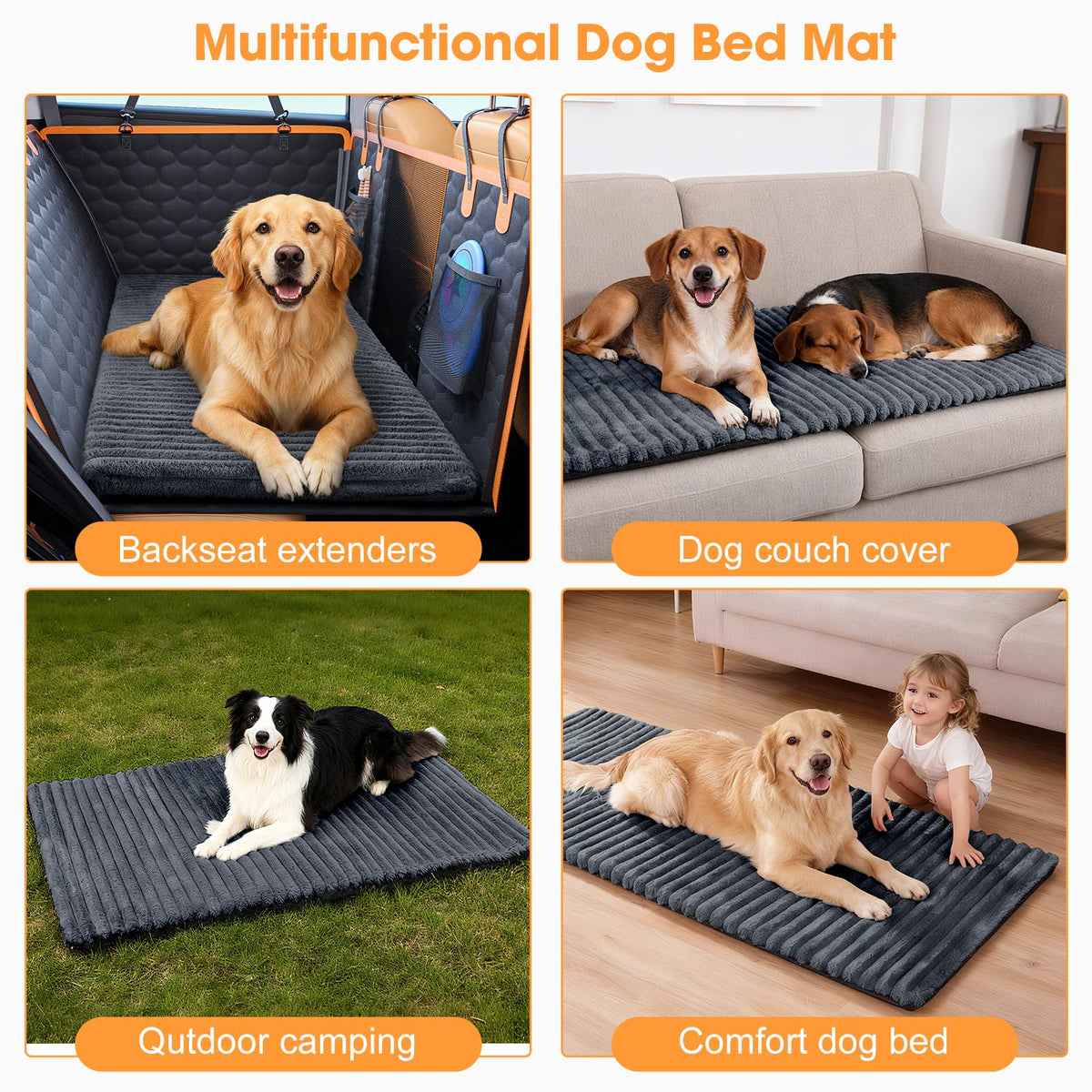 Non-Slip Washable Dog Bed Mat V205146