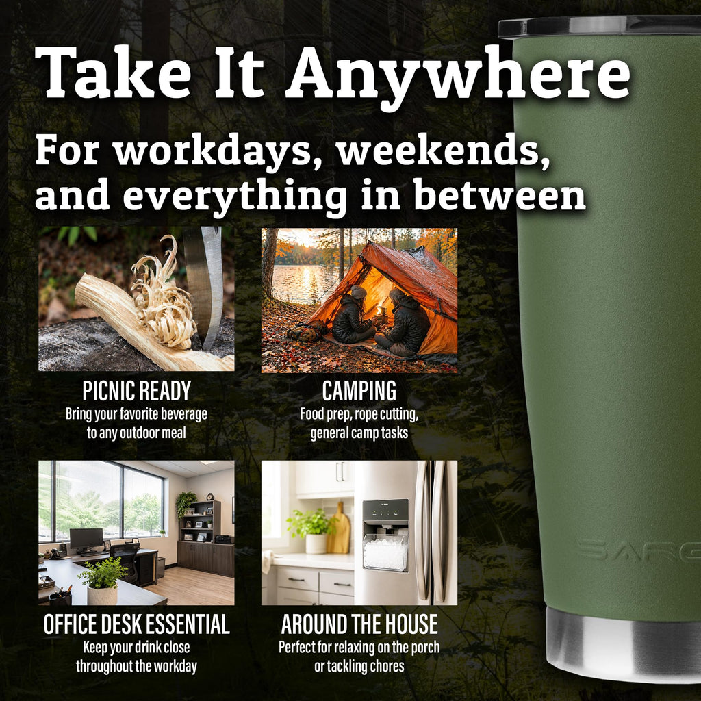 20oz Insulated Stainless Steel Travel Tumbler with Lid J50998