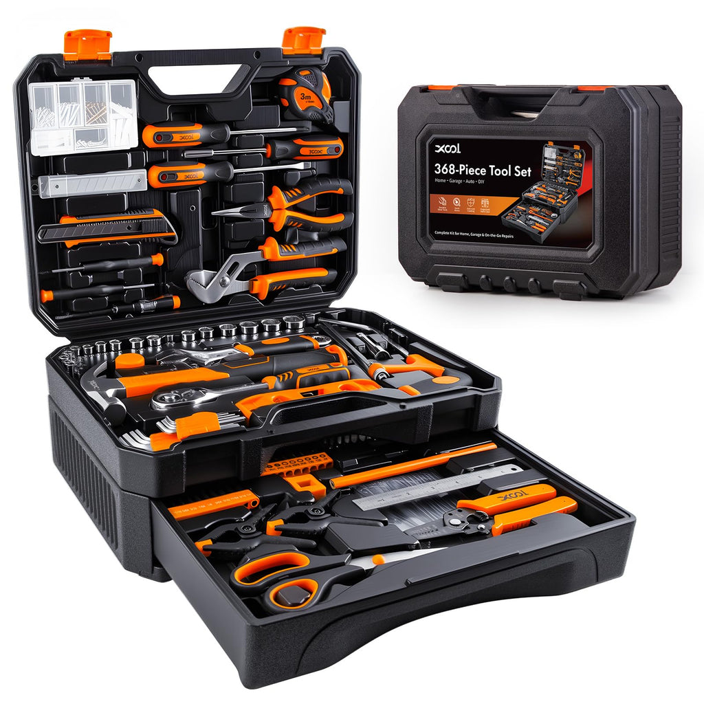 368 Piece Home Repair Tool Kit with Drawer Toolbox Z864971