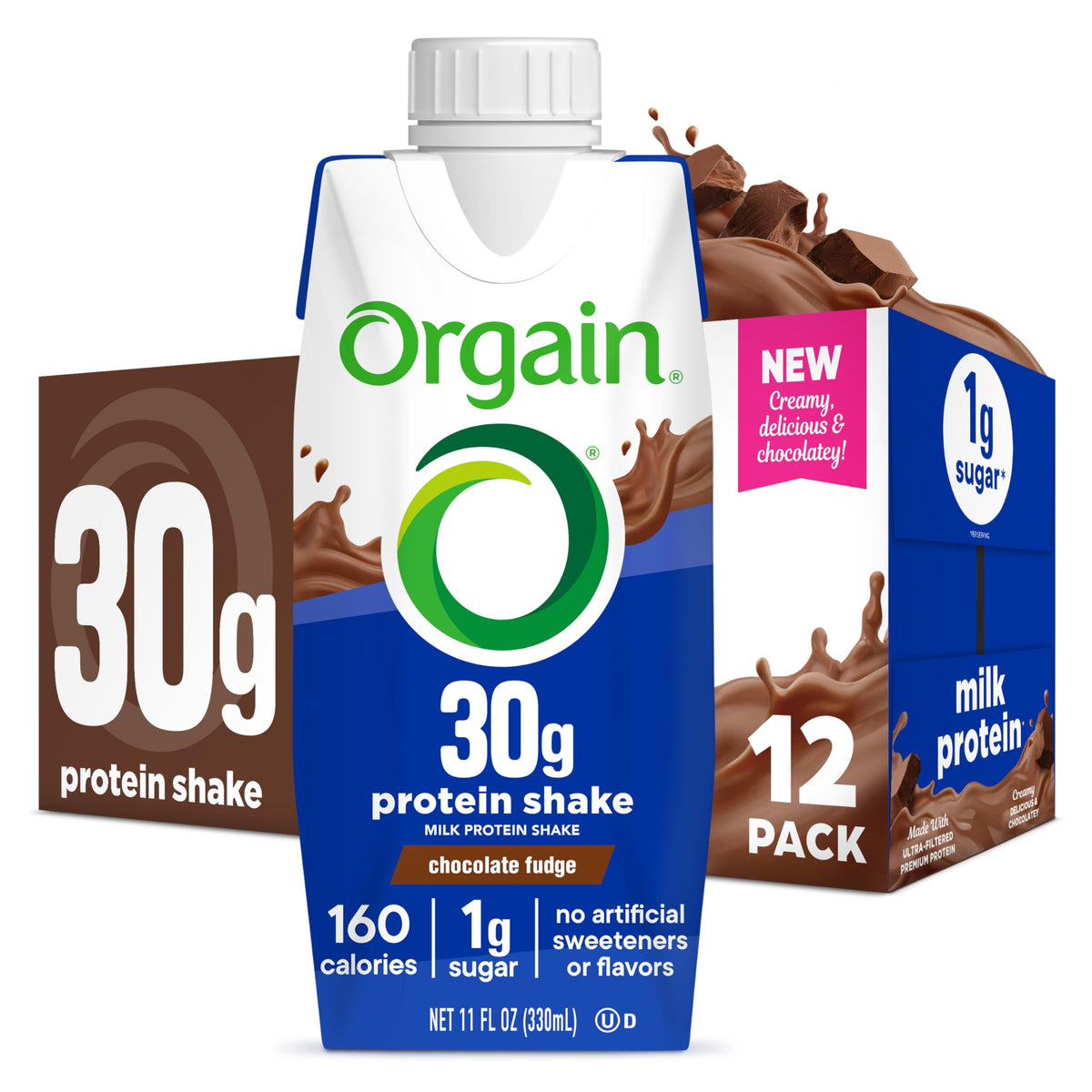Chocolate High Protein Dairy Shake 11 oz 12pk A1159