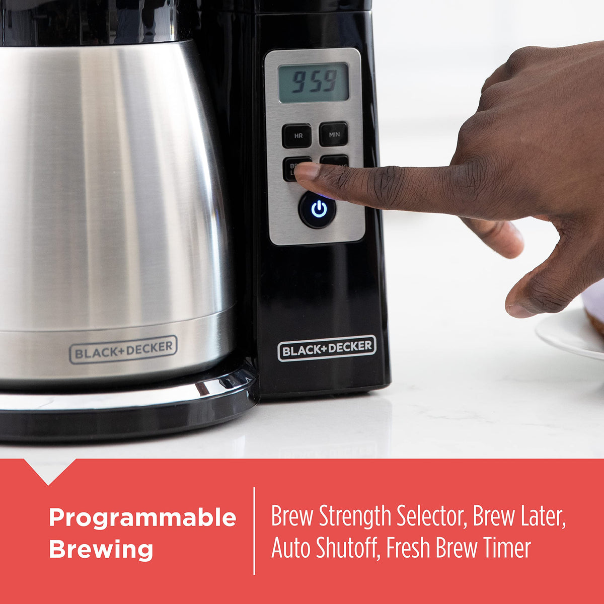 12 Cup Thermal Programmable Coffee Maker Q498860