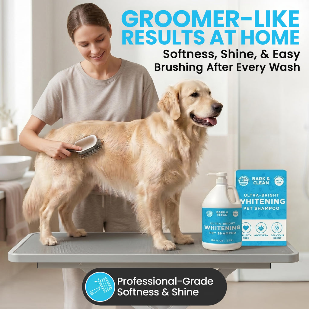Whitening Dog Shampoo with Pump, 1 Gallon Aloe Coconut Q2389