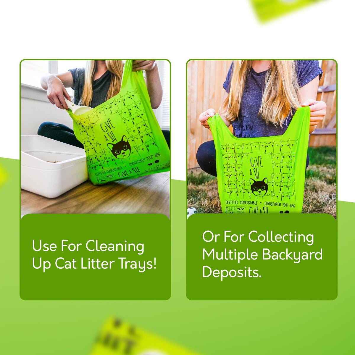 Compostable Cat Litter Bags XL 30 Count S941