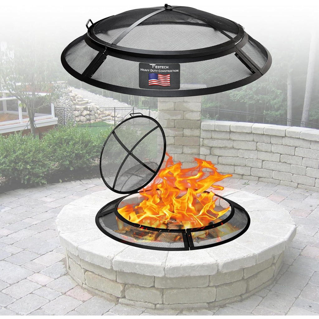 40 Inch Round Heavy Duty Fire Pit Screen A2248