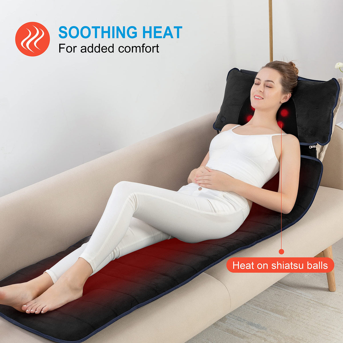 Full Body Massage Mat with Heat E447