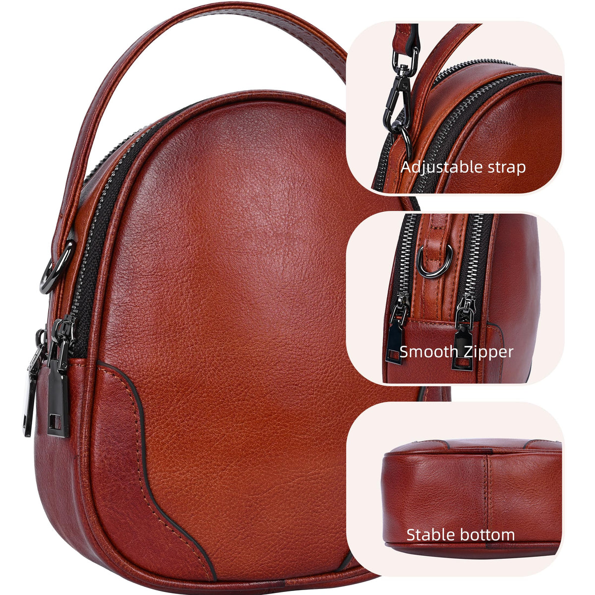 Small Leather Crossbody Bag B21216